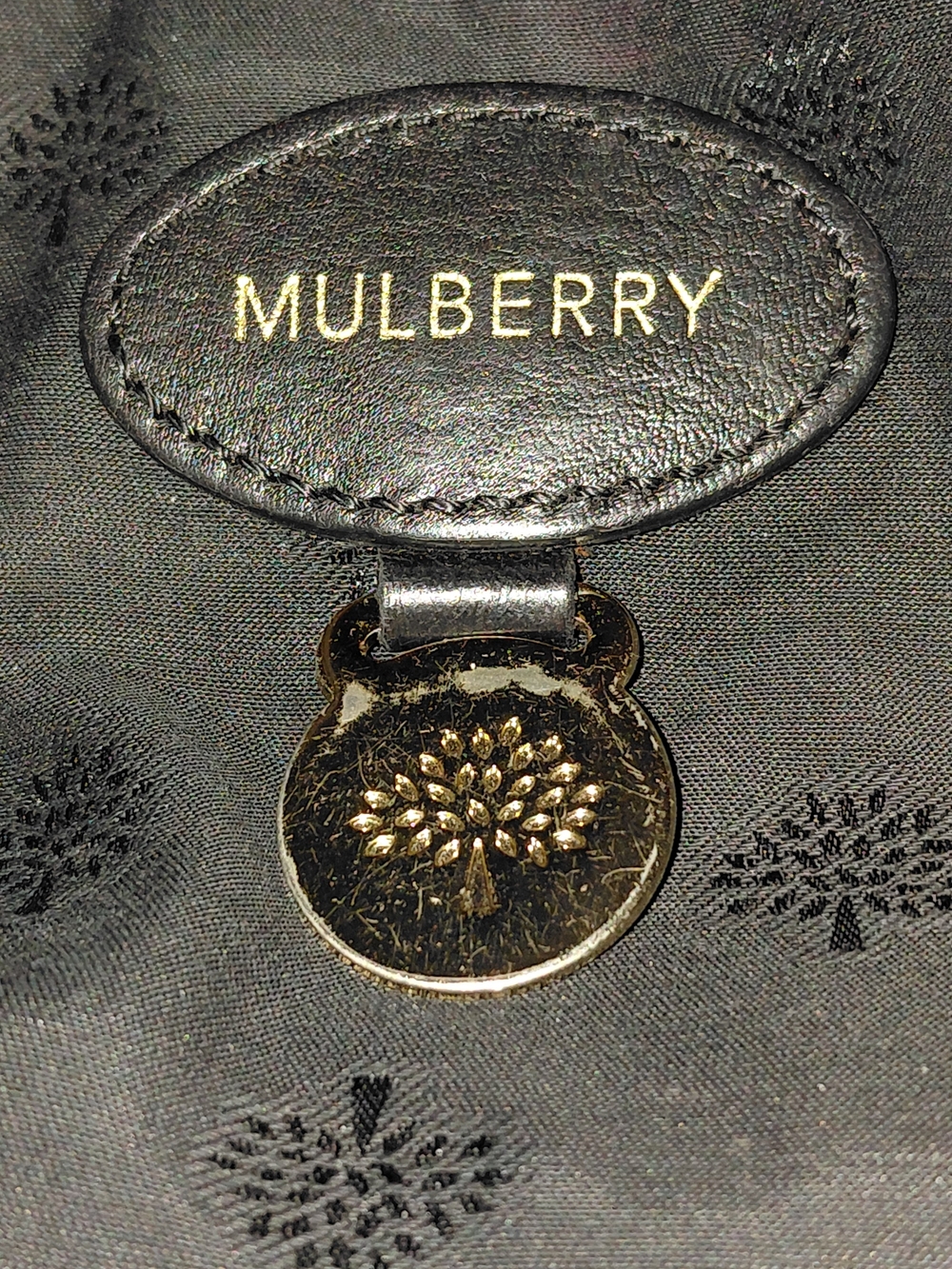 Mulberry Black Leather Alexa Messenger Satchel Tote Crossbody Bag. VGC! - Picture 11 of 14